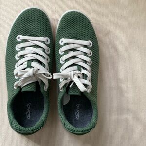 Worn once! Allbirds laced knit sneakers.